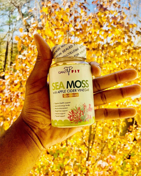 Organic Sea Moss/Apple Cider Vinegar Gummies Vegan (30 Day Supply)+Meal Plan
